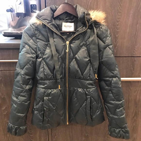 Juicy Couture Green Ruffle Jacket - Picture 3 of 5